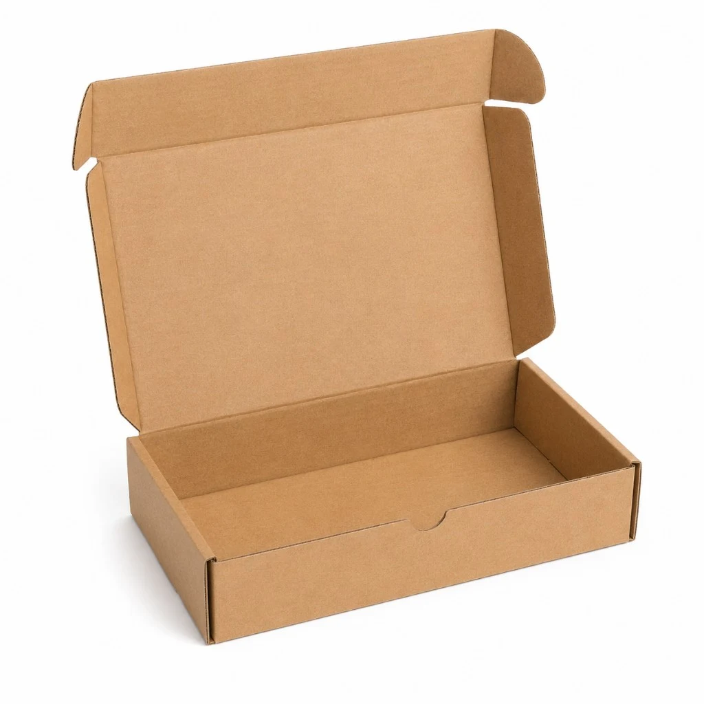 Caja mailer de cartón automontable para envíos ecommerce